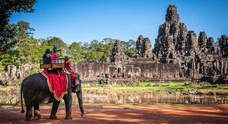 prohíbido Elefantes en Angkor
