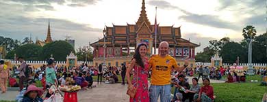 llegada a Camboya por Phnom Penh