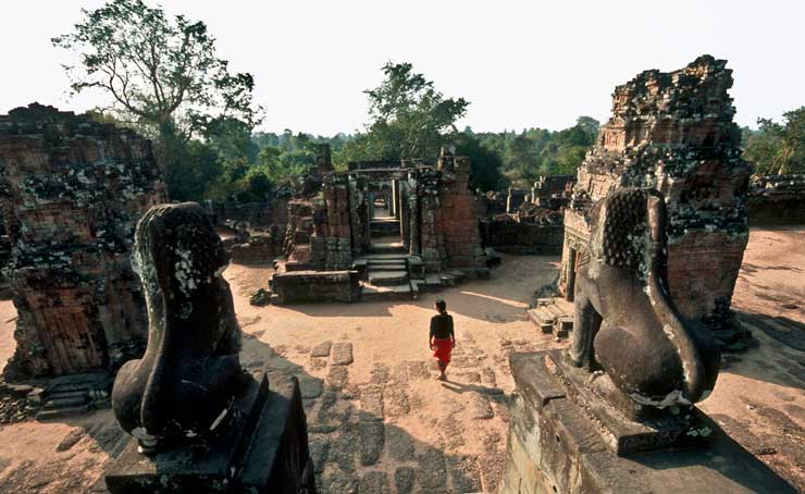 Roulos la antigua capital  de Angkor